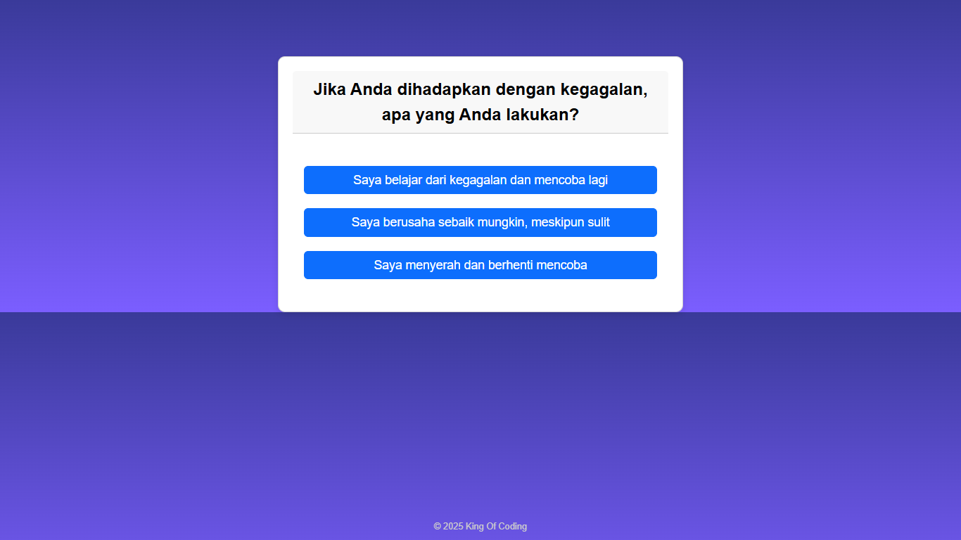 Pemenang atau Pecundang